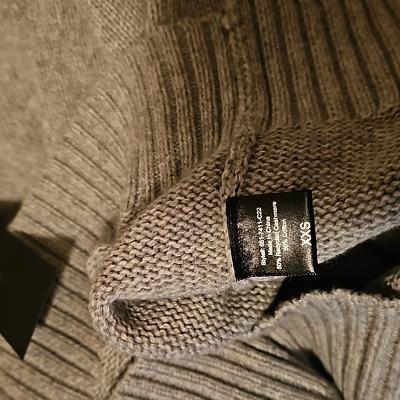 NWT Jenni Kayne Oversized Crewneck Cashmere Cotton Blend Sweater Gray XXS-XS - Picture 6 of 8